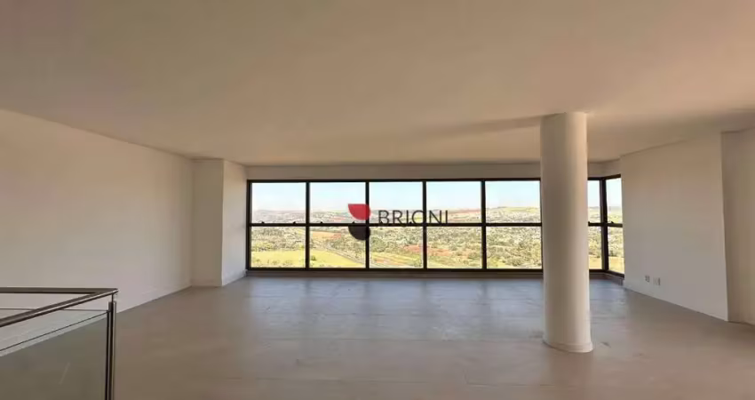 Cobertura duplex de alto padrão com 437 m², 5 suítes à venda no condomínio cidade de zurique em ribeirão preto/sp i imobiliária brioni imóveis