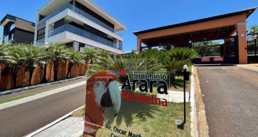 Terreno alto padrão com 814 m²,  à venda no Condomínio Arara Vermelha em Ribeirão Preto/SP I Imobiliária Brioni imóveis