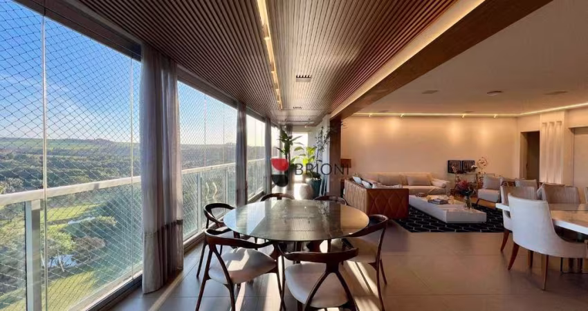 Apartamento de alto padrão com 322 m², 4 suítes à venda no Condomínio Exklusiv Golf em Ribeirão Preto/SP I Imobiliária Brioni imóveis