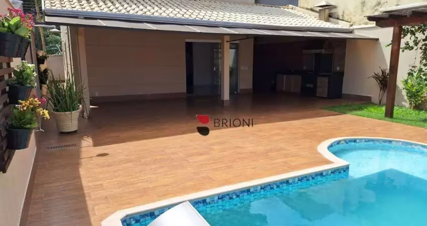 Casa alto padrão com 207 m², 3 quartos/suítes à venda no condomínio nova aliança em ribeirão preto/sp i imobiliária brioni imóveis