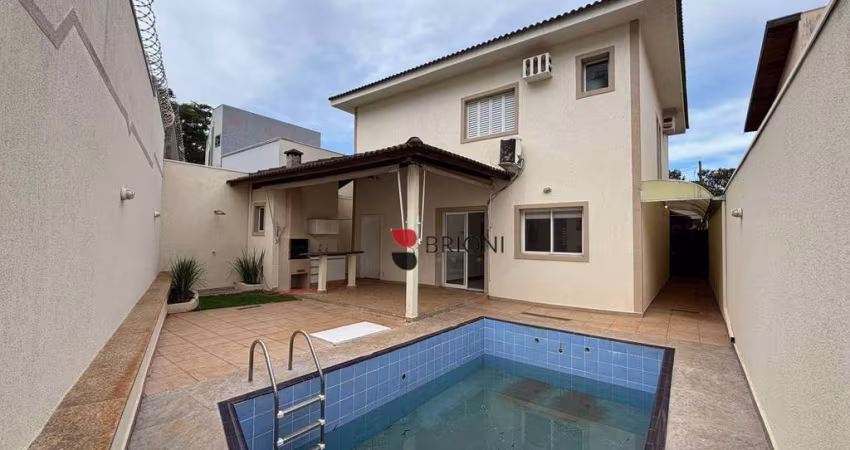 Casa com 3 quartos para alugar, 233 m² por R$ 7.161/mês - Nova Aliança - Ribeirão Preto/SP