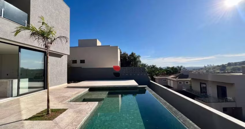 Casa sobrado alto padrão com 335 m², 4 quartos à venda no condomínio alphaville em ribeirão preto/sp i imobiliária brioni imóveis