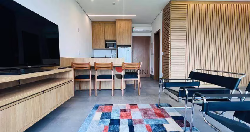 Apartamento com 1 dormitório, 47 m² - venda por r$ 692.000,00 ou aluguel por r$ 4.101,81/mês - jardim botânico - ribeirão preto/sp