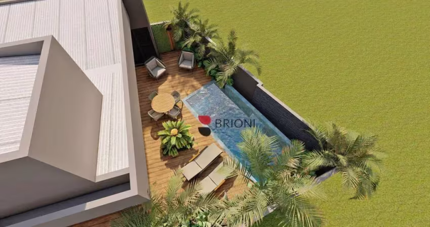 Casa térrea alto padrão com 280 m², 3 quartos à venda no condomínio san marco em ribeirão preto/sp i imobiliária brioni imóveis
