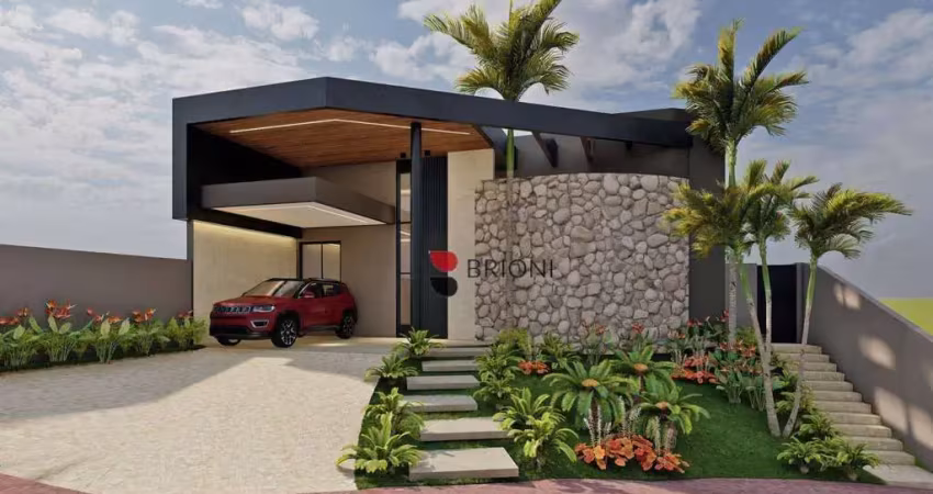 Casa térrea alto padrão com 280 m², 3 quartos à venda no condomínio san marco em ribeirão preto/sp i imobiliária brioni imóveis
