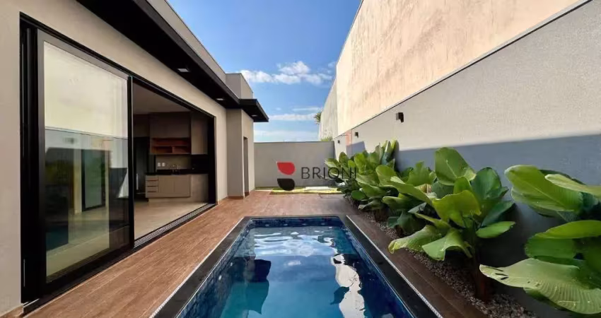 Casa térrea alto padrão com 194m², 3 quartos/suítes à venda no condomínio quinta dos ventos em ribeirão preto/sp i imobiliária brioni imóveis