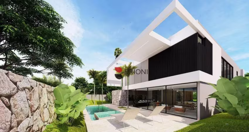 Sobrado de alto padrão com 432 m², 4 quartos à venda no condomínio alphaville 3 em ribeirão preto/sp i imobiliária brioni imóveis