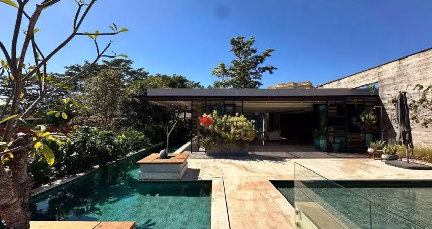 Casa sobrado de alto padrão com 890 m², 4 quartos à venda no condomínio ipê roxo em ribeirão preto/sp i imobiliária brioni imóveis