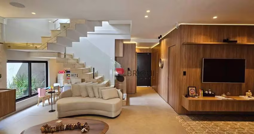 Casa sobrado no condomínio santa mônica, 255m², 3 quartos à venda, em ribeirão preto/sp