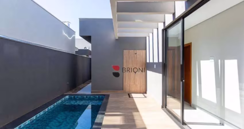 Casa térrea alto padrão com 146 m², 3 quartos (suites) à venda no condomínio reserva imperial em ribeirão preto/sp i imobiliária brioni imóveis