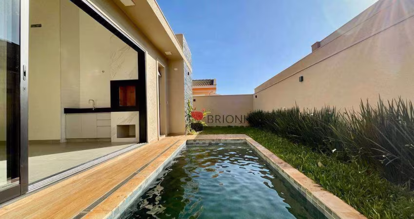 Casa alto padrão com 190m², 3 quartos/suítes à venda no Condomínio Bella Cittá em Ribeirão Preto/SP I Imobiliária Brioni imóveis