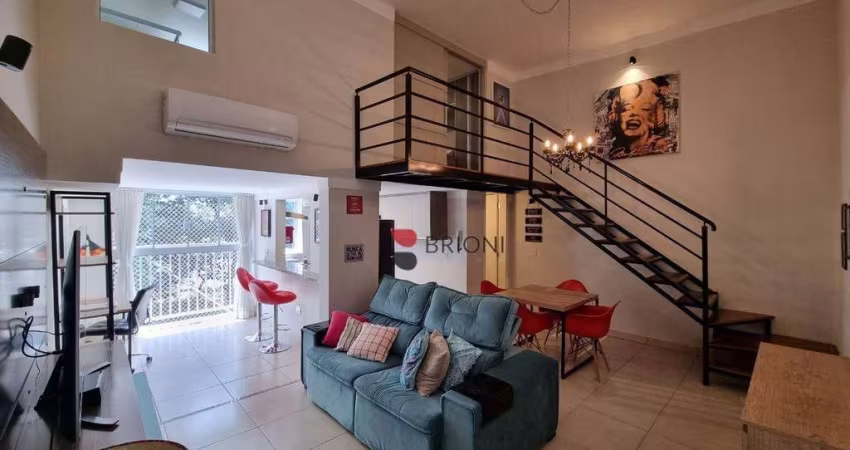 Apartamento com 1 quarto para alugar, 70 m² por R$ 3.399/mês - Jardim Nova Aliança Sul - Ribeirão Preto/SP