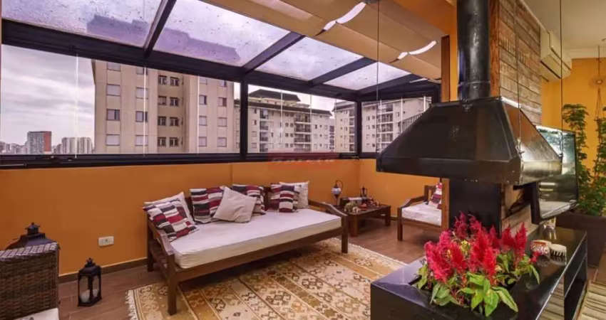 Excelente cobertura duplex localizada no final da roberto marinho!