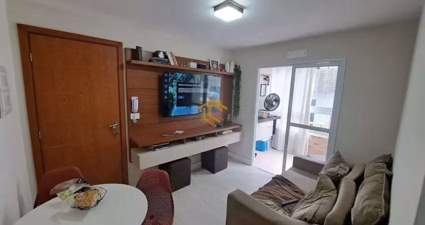 Apartamento com 2 dorms, caiçara, praia grande - r$ 390 mil, cod: 9209