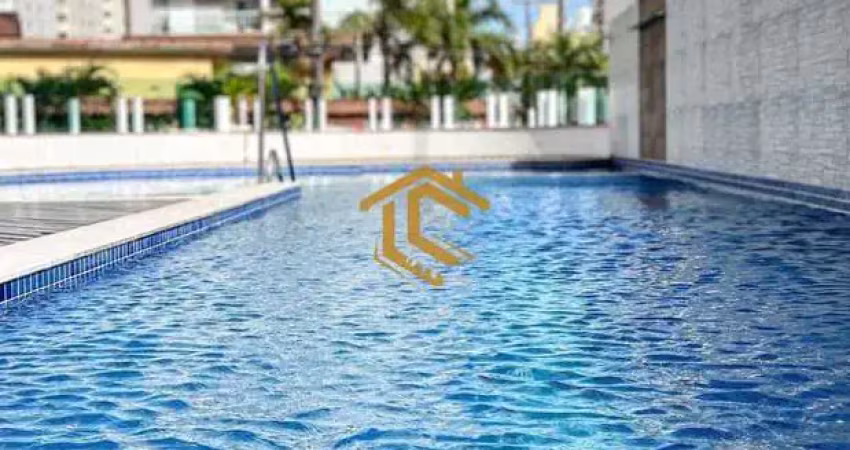 Apartamento com 2 dorms, caiçara, praia grande - r$ 449 mil, cod: 9457