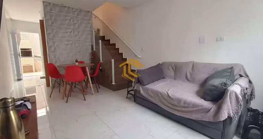 Casa de condomínio com 2 quartos, caiçara, praia grande - r$ 350 mil, cod: 10227