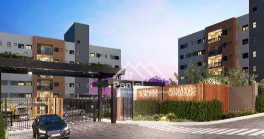 Apartamento com 2 dormitórios à venda, 57 m² por r$ 276.034,00 - terras de santa martha - ribeirão preto/sp