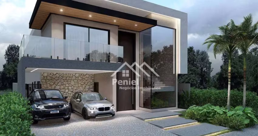 Sobrado com 4 dormitórios à venda, 320 m² por r$ 2.800.000 - condomínio jardim nova aliança sul - ribeirão preto/sp