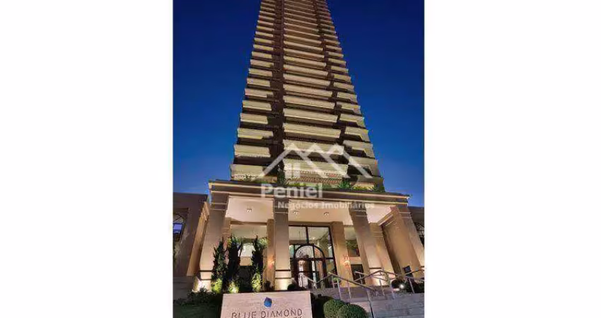 Apartamento com 4 suítes à venda, 529 m² por r$ 7.500.000 - edifício blue diamond - jardim botânico - ribeirão preto/sp