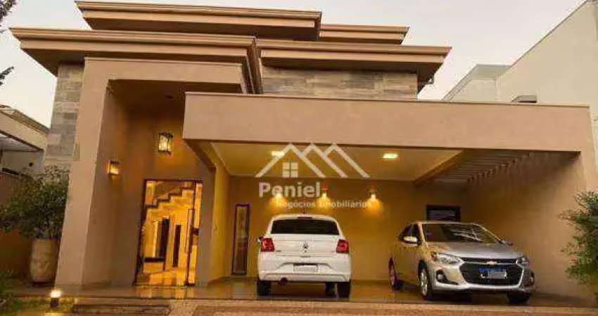 Sobrado com 3 dormitórios à venda, 302 m² por r$ 2.099.000 - condominio nova aliança sul - ilha córsega - ribeirão preto/sp