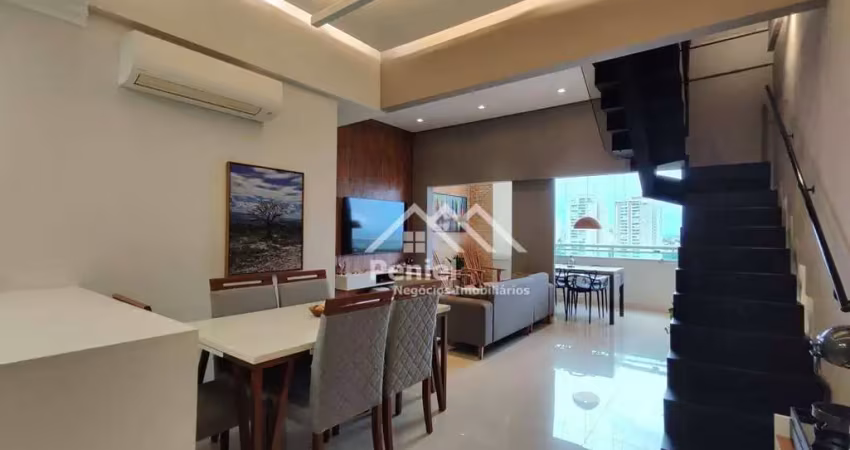 Apartamento duplex com 3 dormitórios à venda, 203 m² por r$ 1.390.000,00 - jardim botânico - ribeirão preto/sp