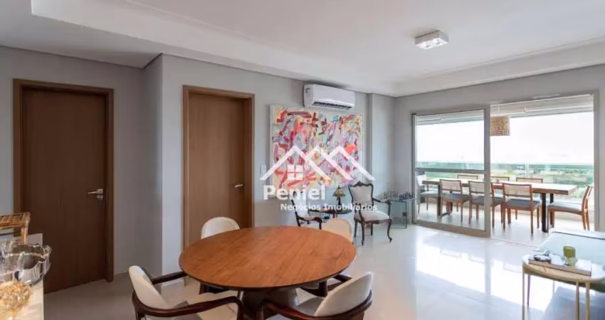 Apartamento com 3 dormitórios para alugar, 132 m² por r$ 7.080,00/mês - jardim olhos d'água - ribeirão preto/sp