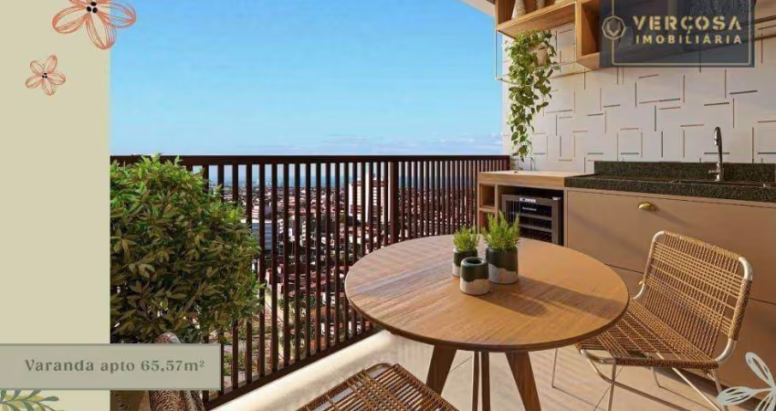 Apartamento com 2 dormitórios à venda, 53 m² por R$ 422.000,00 - Presidente Kennedy - Fortaleza/CE