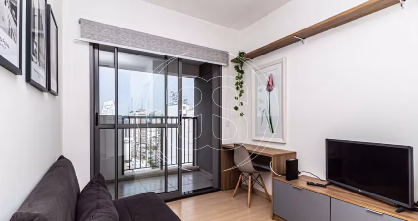 Studio residencial mobiliado disponível para locação com 35m²