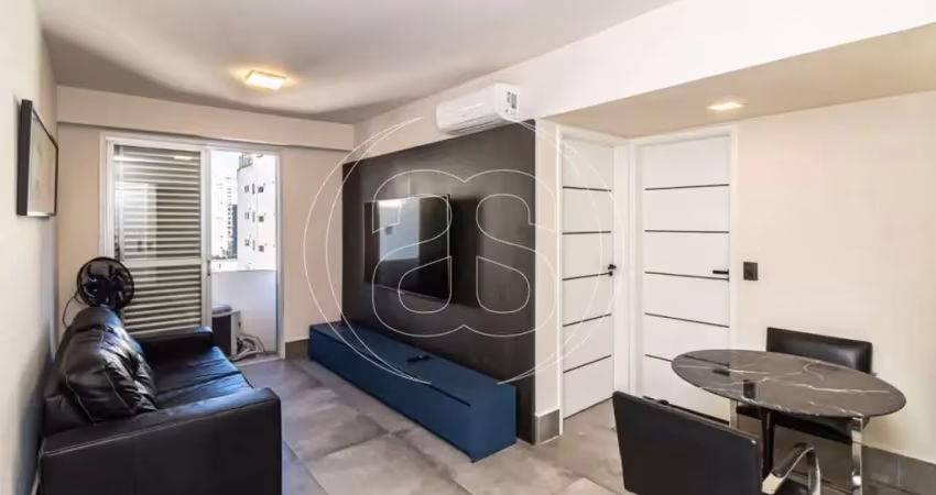 Apartamento para locação  50mt² com garagem no itaim bibi