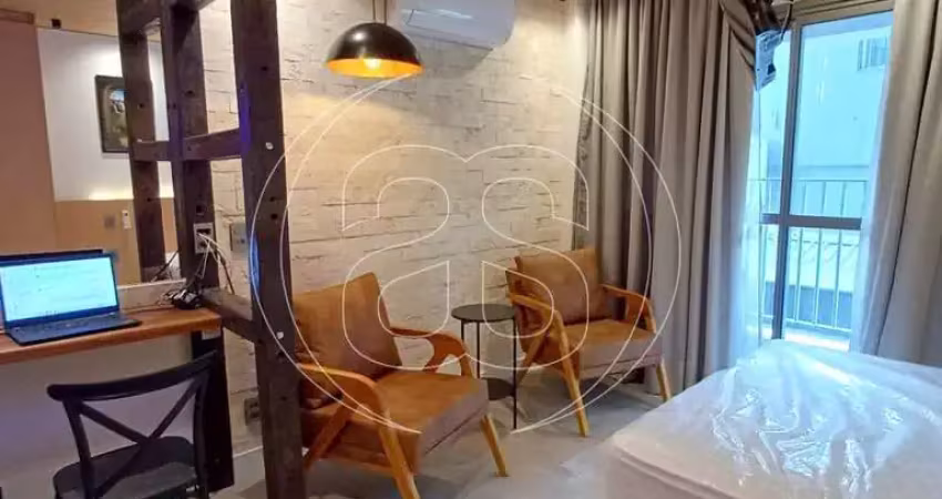 Studio residencial em moema índios para locação com 27m²