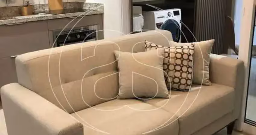 Apartamento semi mobiliado para venda com varanda envidraçada - campo belo