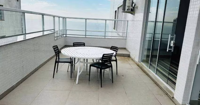 Apartamento com 3 dormitórios à venda, 300 m² por r$ 1.300.000,00 - pitangueiras - guarujá/sp