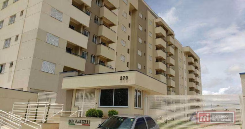Novo, nunca habitado, 2 dormitórios, living 2 ambientes, varanda,  cozinha americana, área de serviços, ponto para ar Split nos quartos e na sala, 2 e
