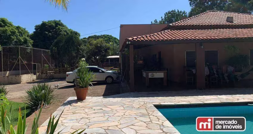 Chácara com 5 dormitórios à venda, 2000 m² por r$ 1.450.000,00 - condominio estância beira rio - ribeirão preto/sp