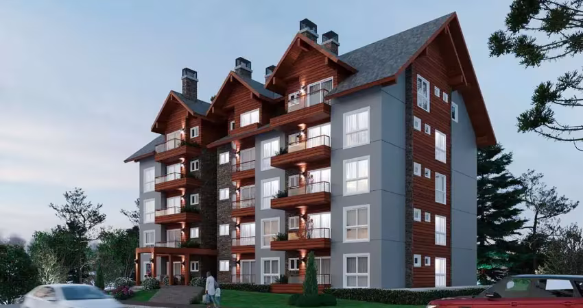 Apartamento com 1 quarto à venda na Rua Parobé Linha Nova, 650, Avenida Central, Gramado
