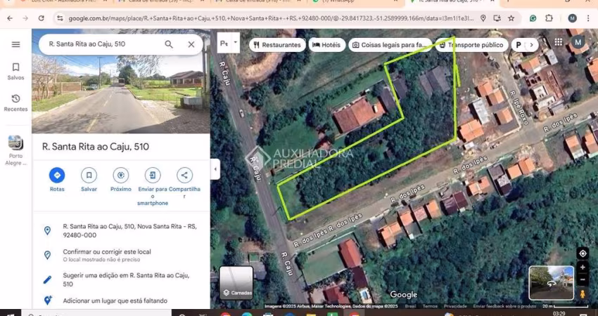 Terreno comercial à venda na CAJU, 510, Caju, Nova Santa Rita