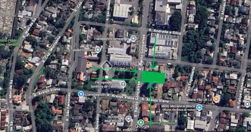 Terreno à venda na Rua Bento Gonçalves, 4131, Guarani, Novo Hamburgo