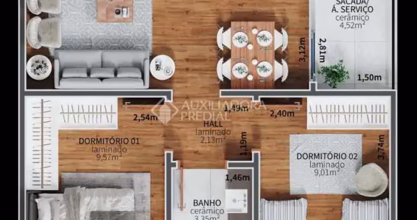 Apartamento com 2 quartos à venda na Rua Picada Capivara, 30, Campina, São Leopoldo