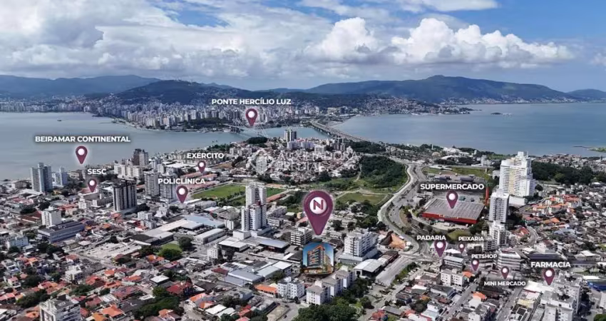 Apartamento com 2 quartos à venda na Rua Libia Cruz, 321, Estreito, Florianópolis