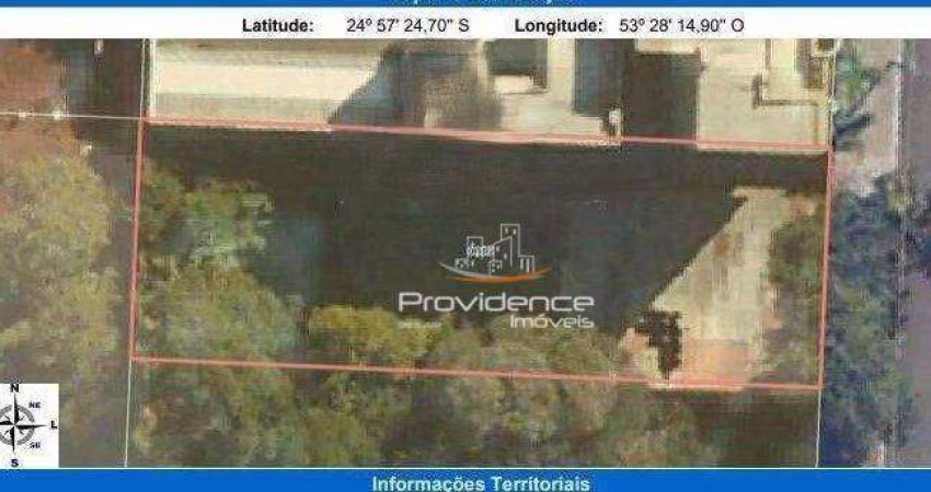 Terreno à venda, 645 m² por R$ 1.500.000,00 - Centro - Cascavel/PR