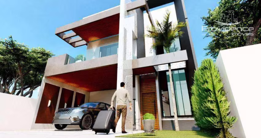 Sobrado com 3 dormitórios à venda, 211 m² por r$ 1.800.000,00 - fag - cascavel/pr