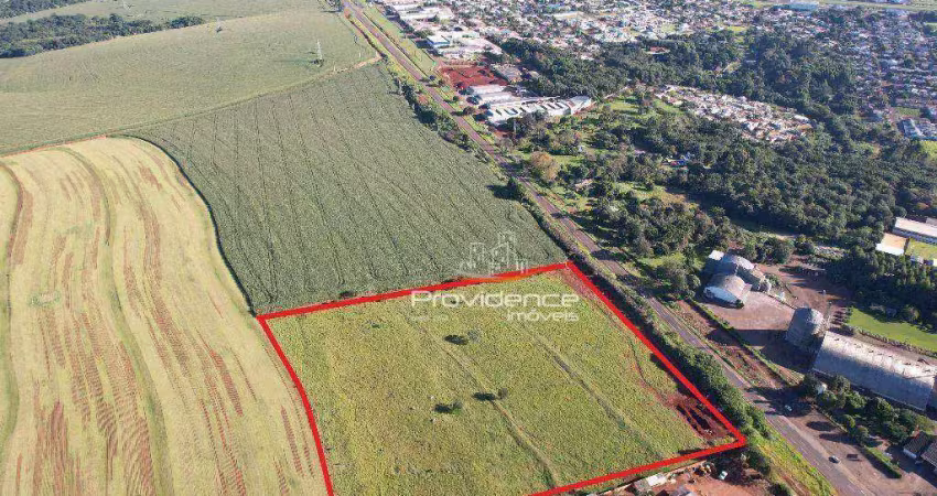 Terreno à venda, 43 m² por r$ 400.000,00 - zona rural - cascavel/pr