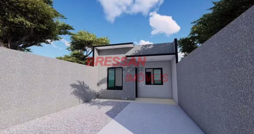 Vendo casa nova dois quartos sala cozinha e banheiro no bairro belmonte
