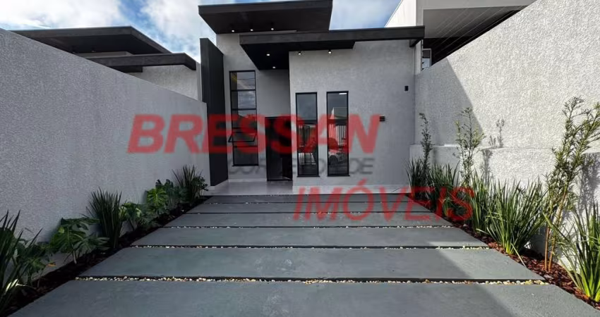 CASA TERREA COM  76,15m  TERRENO DE 180,00m  - . JARDIM VEREDAS  CASCAVEL-PR