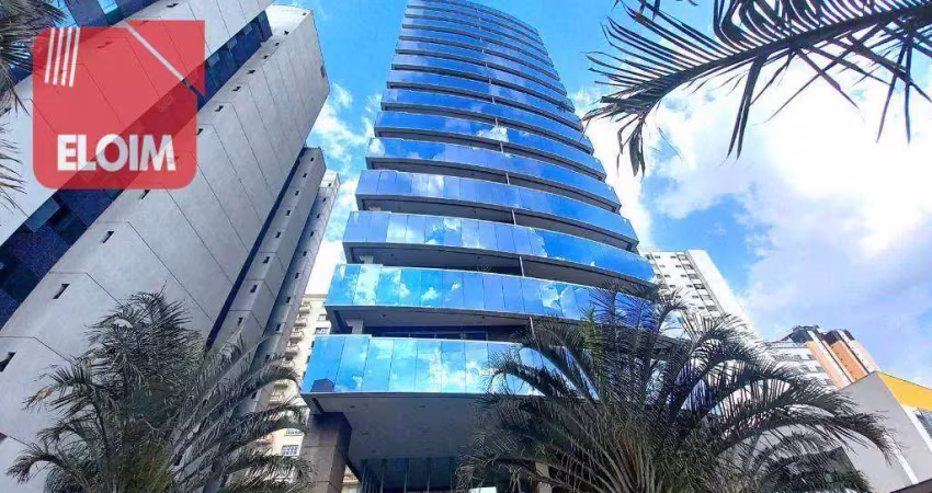 Laje para alugar, 169 m² por r$ 22.660,46/mês - moema - são paulo/sp