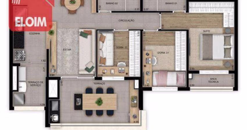 Apartamento à venda, 84 m² por R$ 924.000,00 - Pirituba - São Paulo/SP