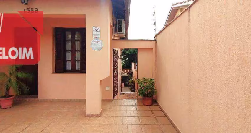 Casa na Vila Romana, com 250 m² de área construída, 2 dormitórios e 2 Vagas,  Vila Romana - Excelente Localização