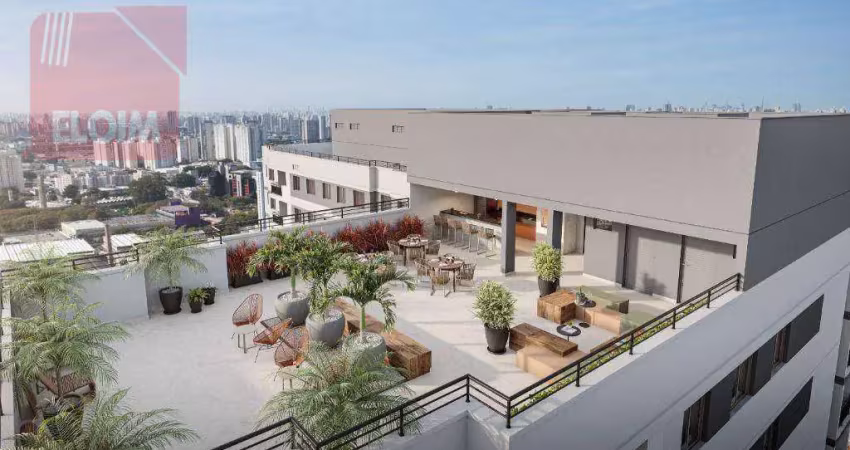 Apartamento com 2 dormitórios à venda, 37 m² por r$ 296.815,07 - água branca - são paulo/sp