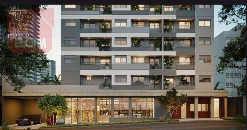 Apartamento com 1 dormitório à venda, 29 m² por r$ 469.763,11 - perdizes - são paulo/sp