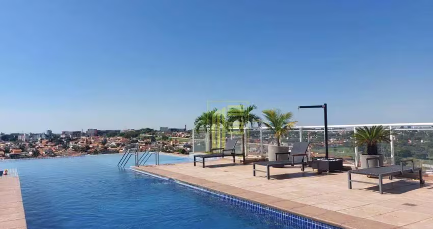 Apartamento para locação com 34m², mobiliado no duo jk, 01 vaga.